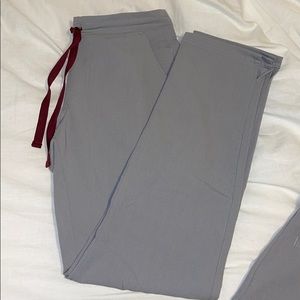 FIGS YOLA SKINNY SCRUB PANTS CEMENT GREY XXS/P